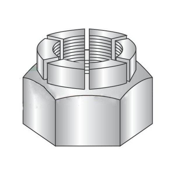 Flexible Top Lock Nut, #6-32, 18-8 Stainless Steel, Not Graded, 0.075 in Ht, 250 PK, Newport Fasteners, Mfr#: 192941
